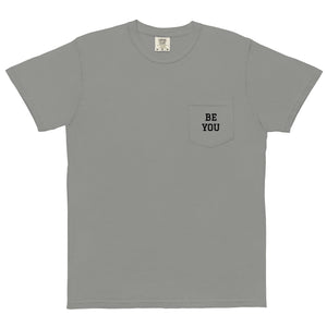 "Be You" S/S Pocket Tee (Grey)