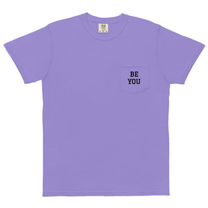 "Be You" S/S Pocket Tee (Purple)